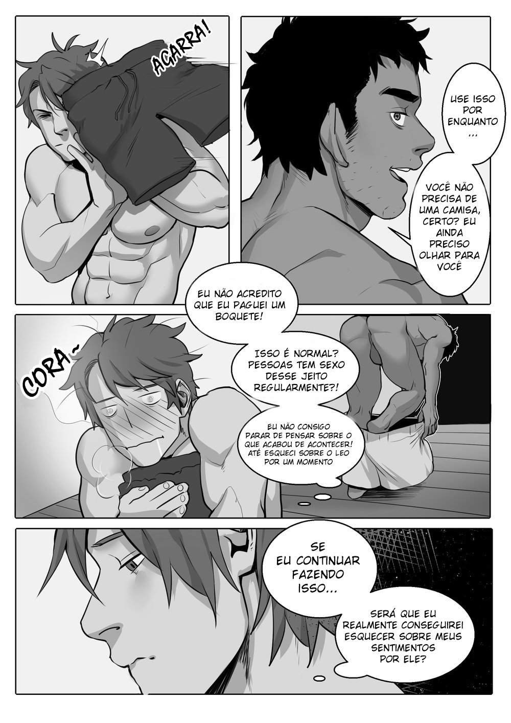 Página 40 do quadrinho adulto: Se passando por hétero – Leia completo em XCOMICS