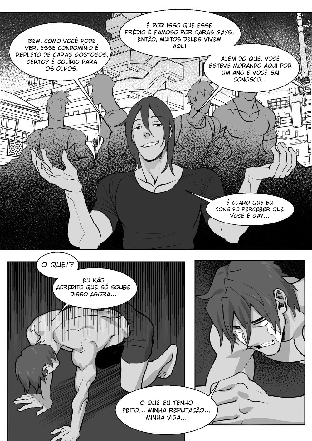 Página 44 do quadrinho adulto: Se passando por hétero – Leia completo em XCOMICS