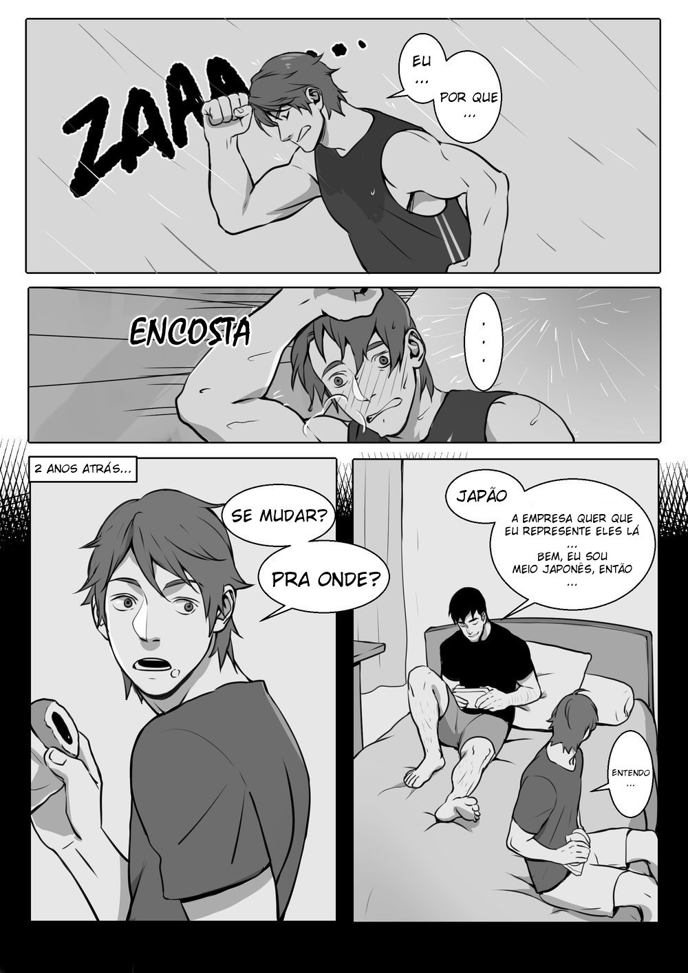 Página 8 do quadrinho adulto: Se passando por hétero – Leia completo em XCOMICS