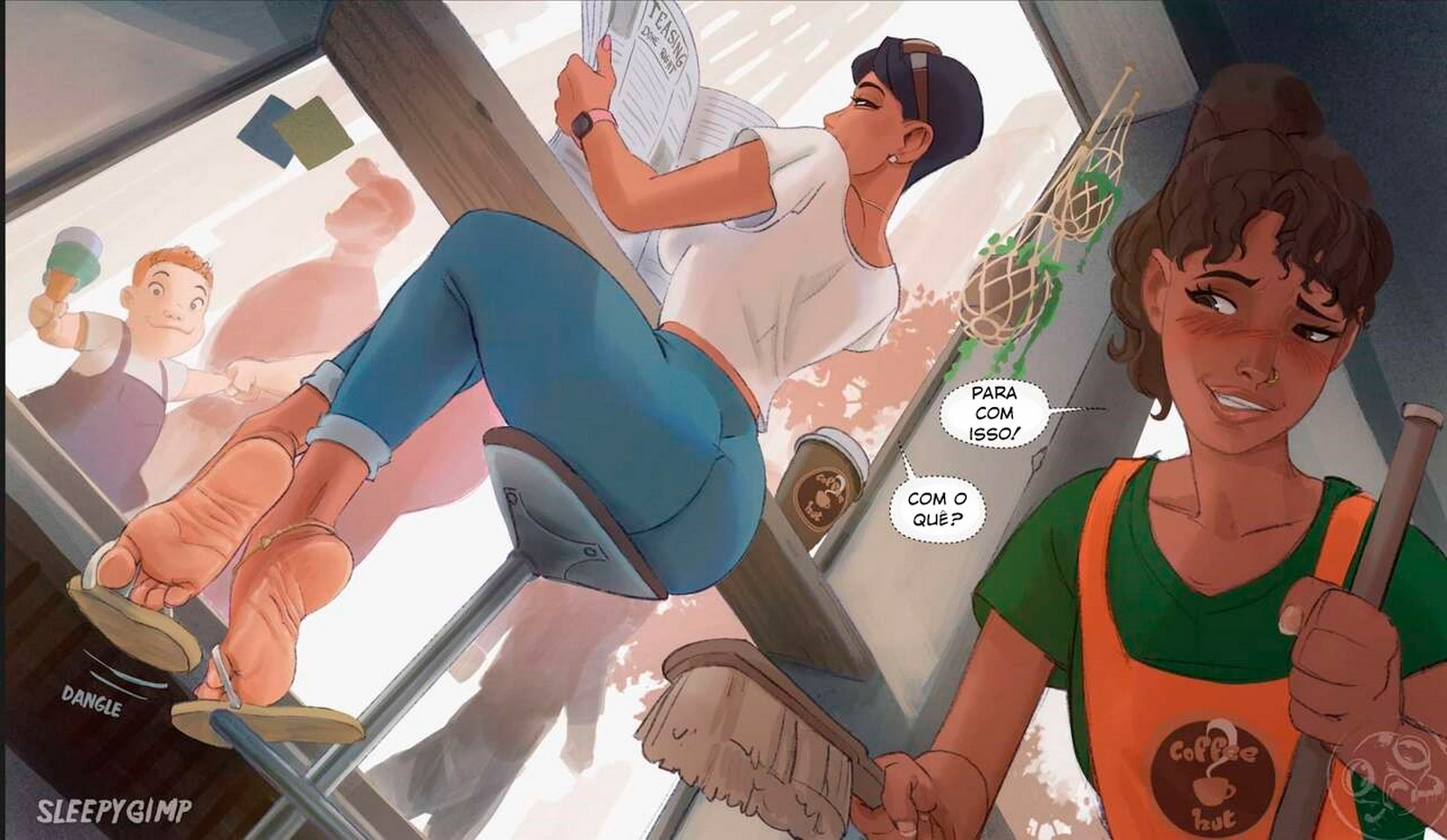Página 29 do quadrinho adulto: Seduced Barista – Leia completo em XCOMICS