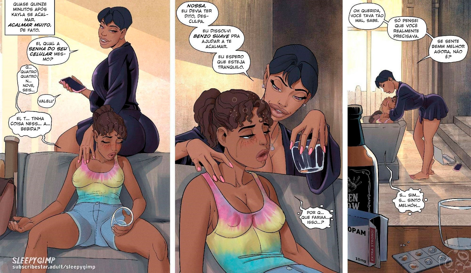 Página 10 do quadrinho adulto: Seduced Barista – Leia completo em XCOMICS
