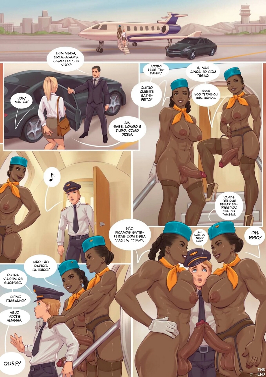 Página 11 do quadrinho adulto: Serviço de bordo Rino99 – Leia completo em XCOMICS