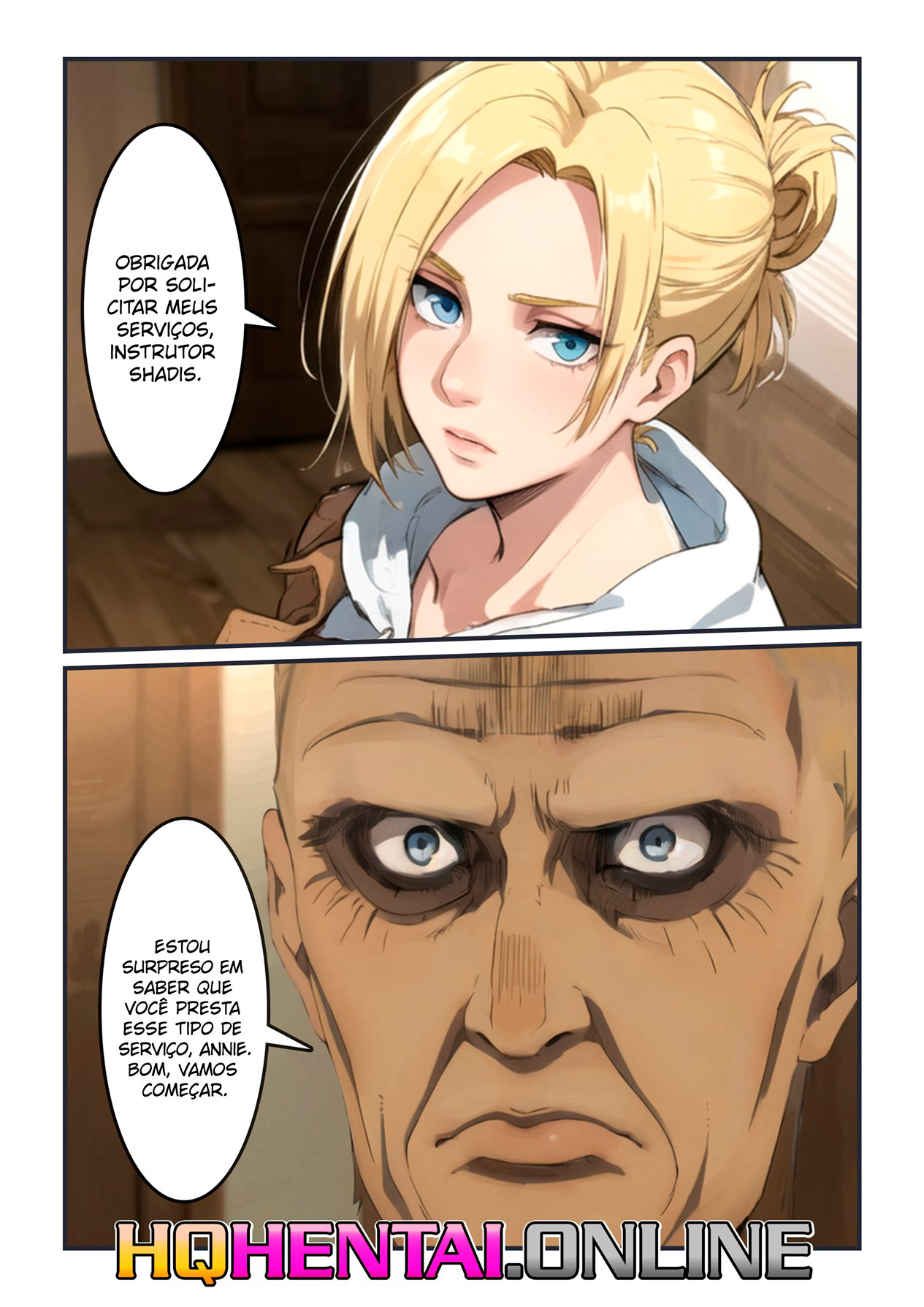 Página 2 do quadrinho adulto: Serviço particular de Annie – Leia completo em XCOMICS