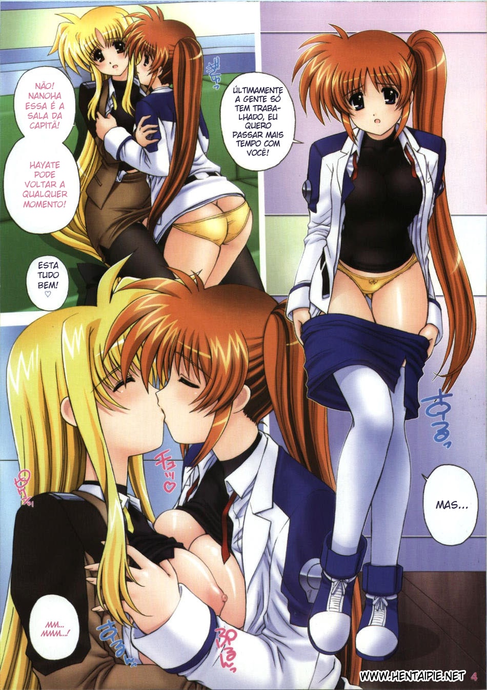 Página 3 do quadrinho adulto: Sexo na sala da chefe – Leia completo em XCOMICS