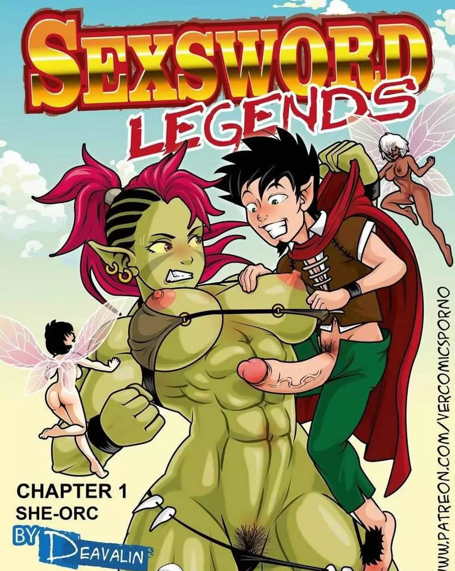 Capa do quadrinho adulto: Sexword Legends – Leia online em XCOMICS
