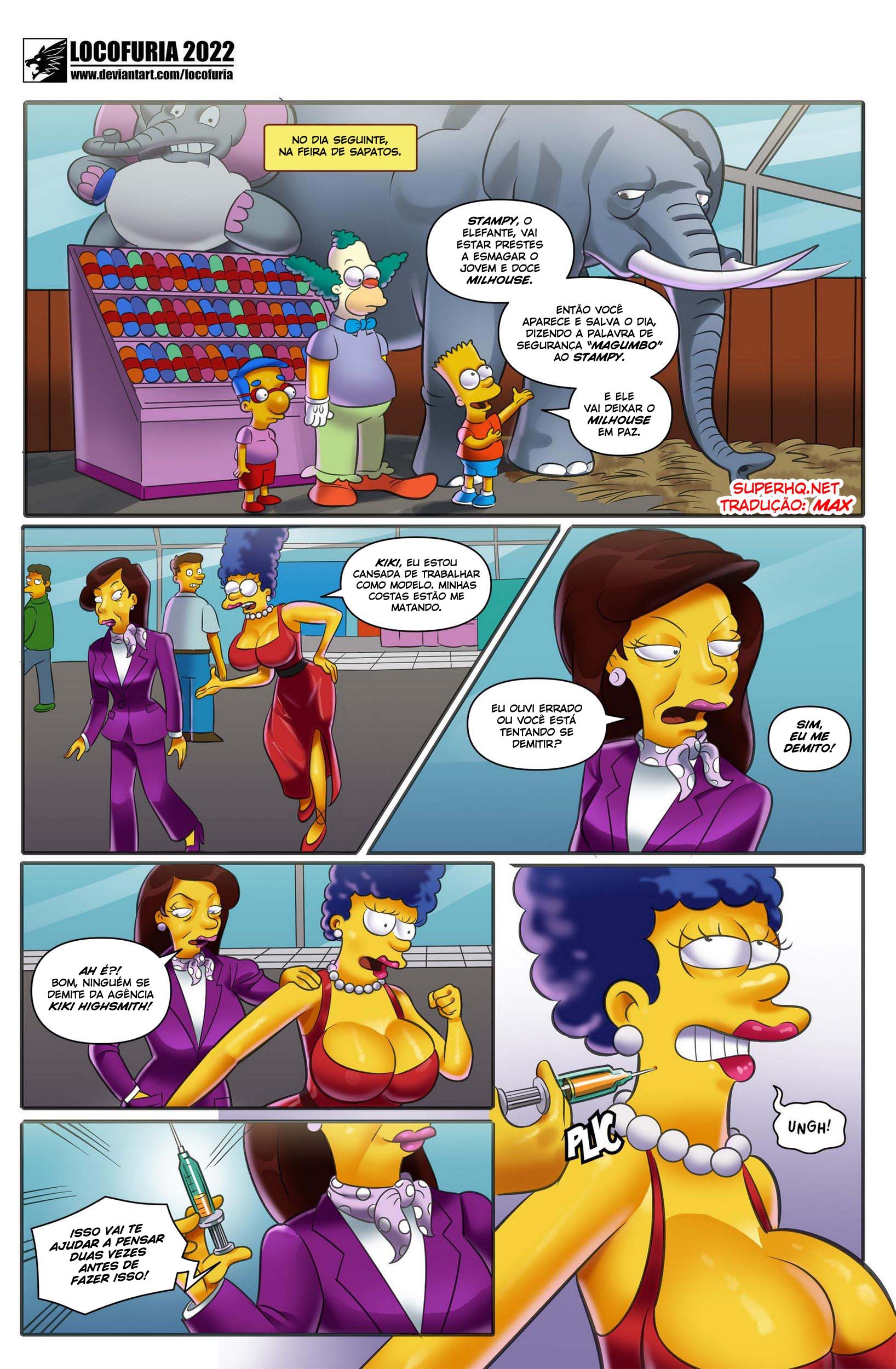 Página 22 do quadrinho adulto: Simpsons e os peitões da Marge – Leia completo em XCOMICS