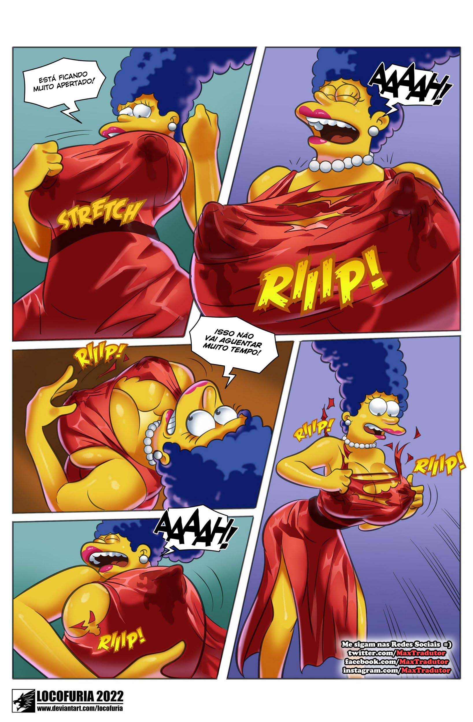 Página 24 do quadrinho adulto: Simpsons e os peitões da Marge – Leia completo em XCOMICS