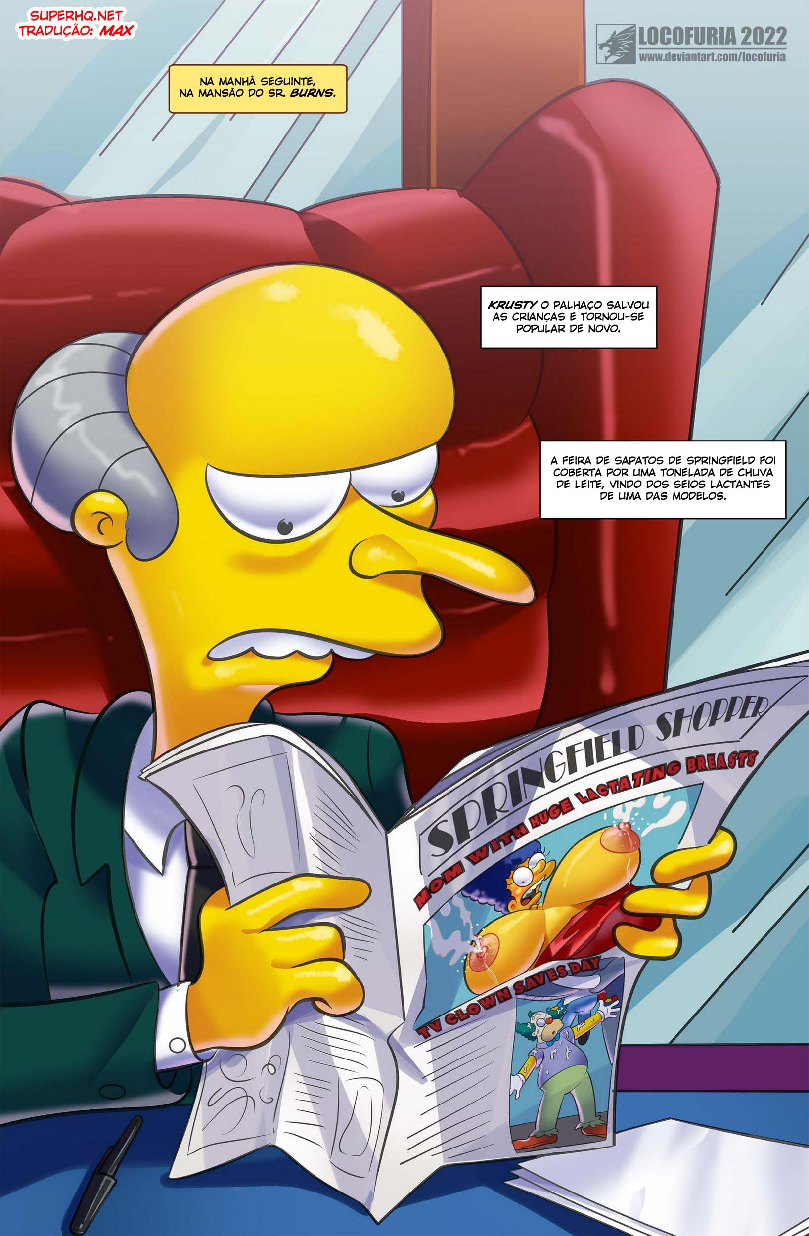 Página 27 do quadrinho adulto: Simpsons e os peitões da Marge – Leia completo em XCOMICS