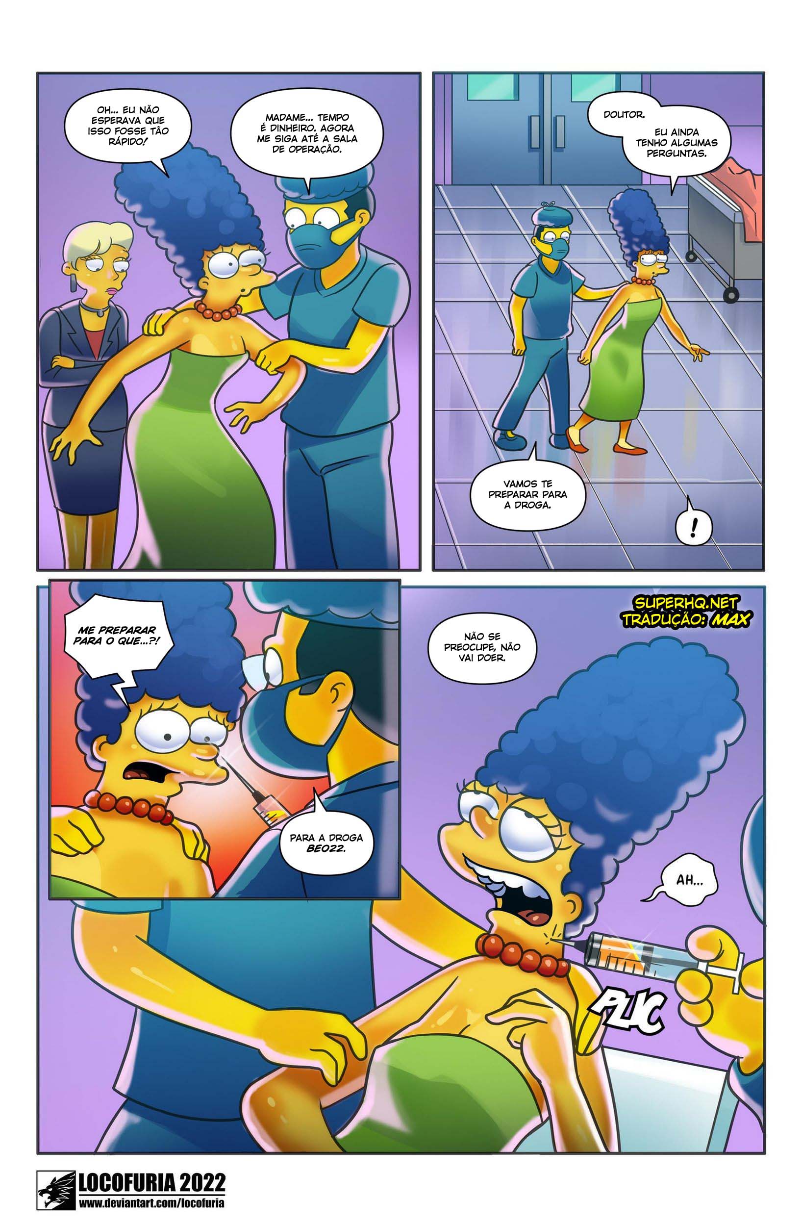 Página 5 do quadrinho adulto: Simpsons e os peitões da Marge – Leia completo em XCOMICS