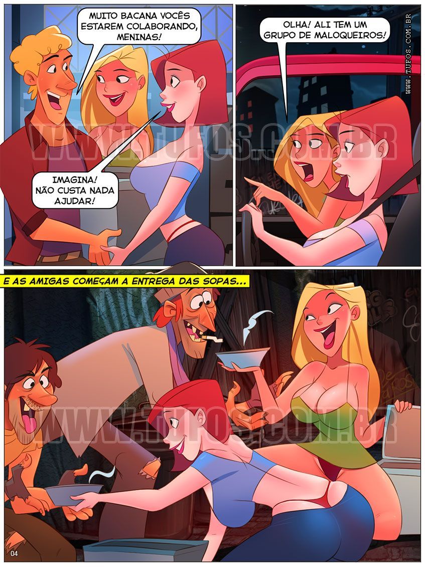 Página 4 do quadrinho adulto: Sopinha quente na noite fria – Leia completo em XCOMICS