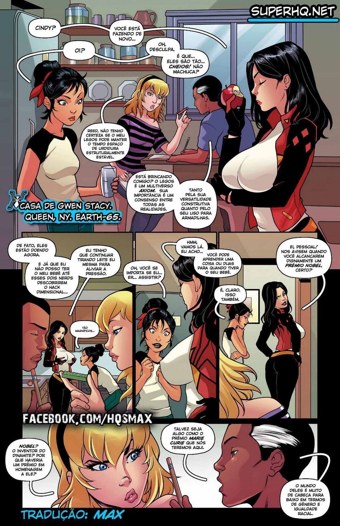 Página 2 do quadrinho adulto: Spider Women Pornô – Leia completo em XCOMICS