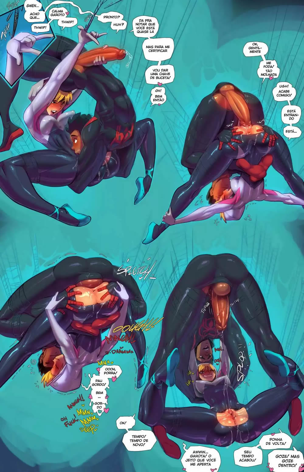 Página 7 do quadrinho adulto: Spiderfriends With Benefits – Leia completo em XCOMICS