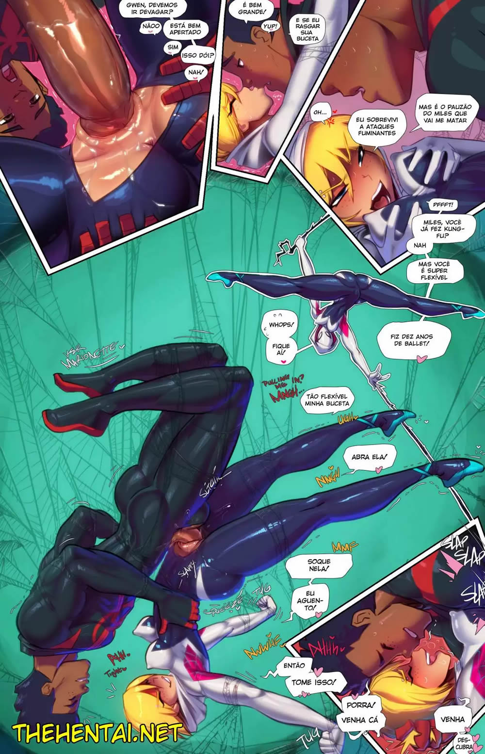 Página 8 do quadrinho adulto: Spiderfriends With Benefits – Leia completo em XCOMICS