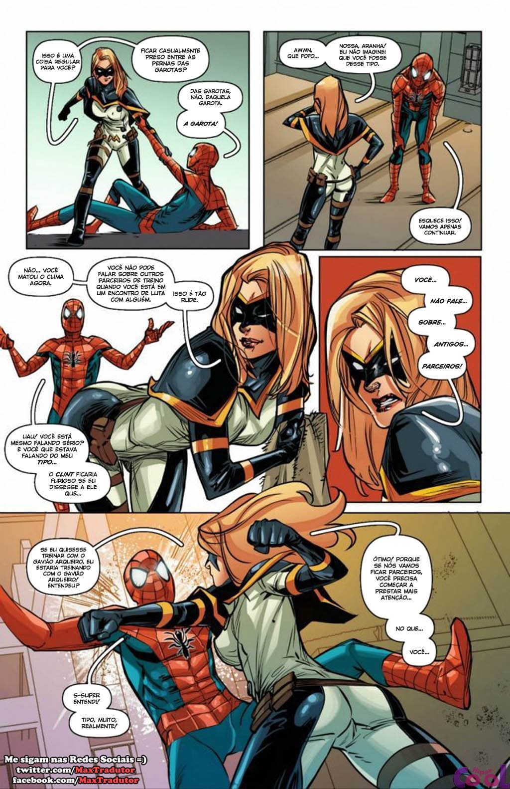 Página 3 do quadrinho adulto: Spiderman e as gostosas – Leia completo em XCOMICS