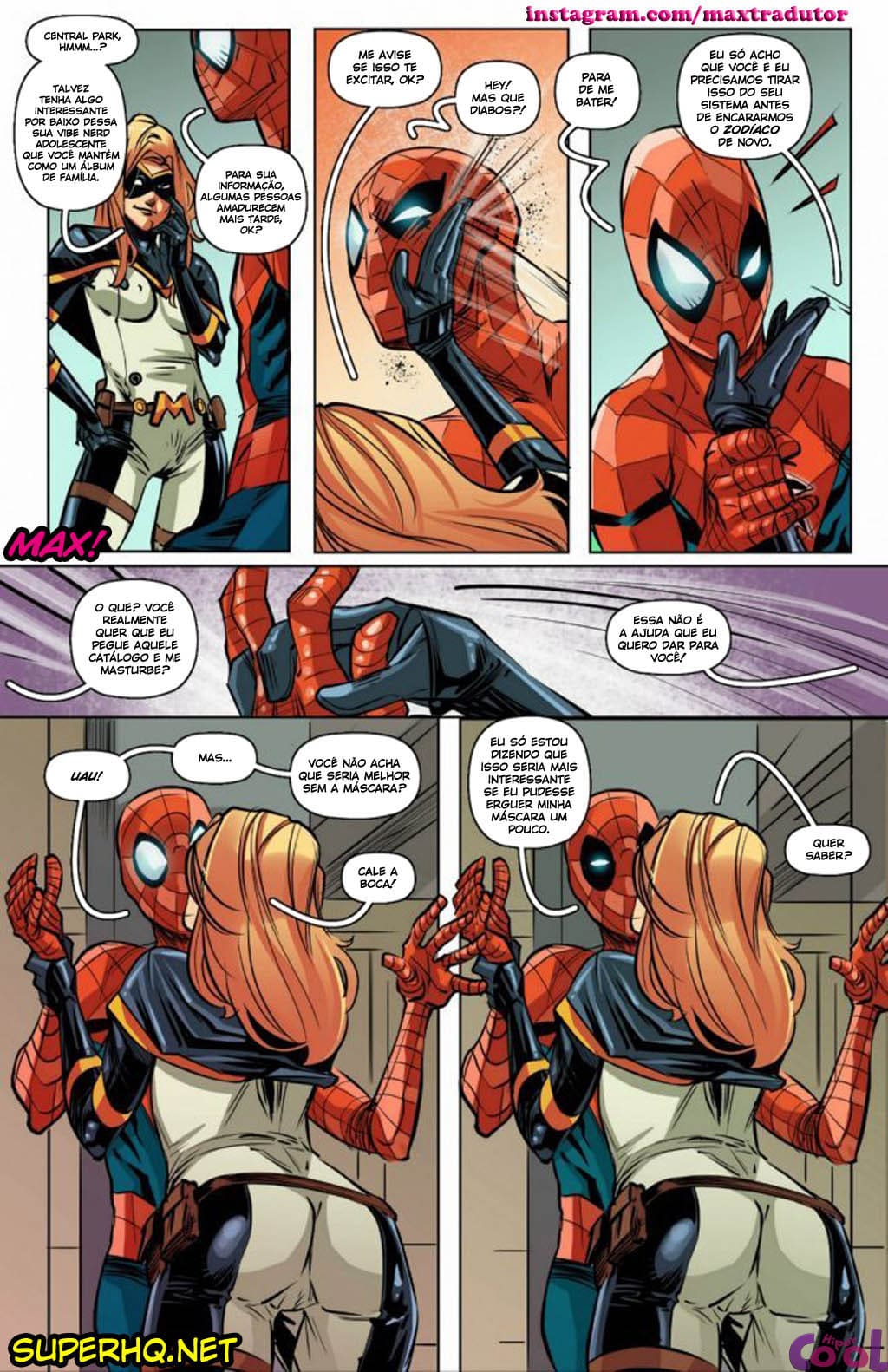 Página 6 do quadrinho adulto: Spiderman e as gostosas – Leia completo em XCOMICS