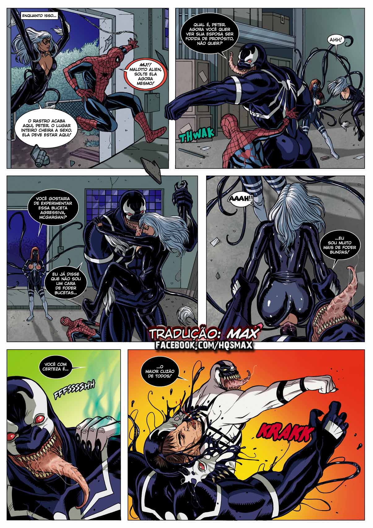 Página 20 do quadrinho adulto: Spiderman em: Simbiose Sexual – Leia completo em XCOMICS