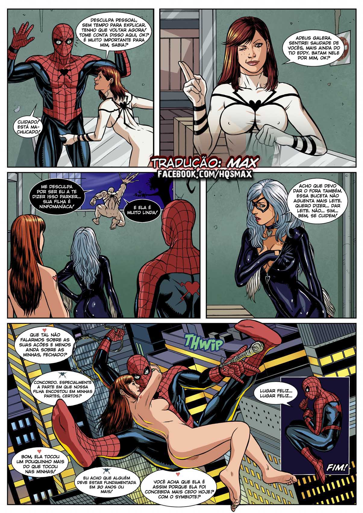 Página 24 do quadrinho adulto: Spiderman em: Simbiose Sexual – Leia completo em XCOMICS