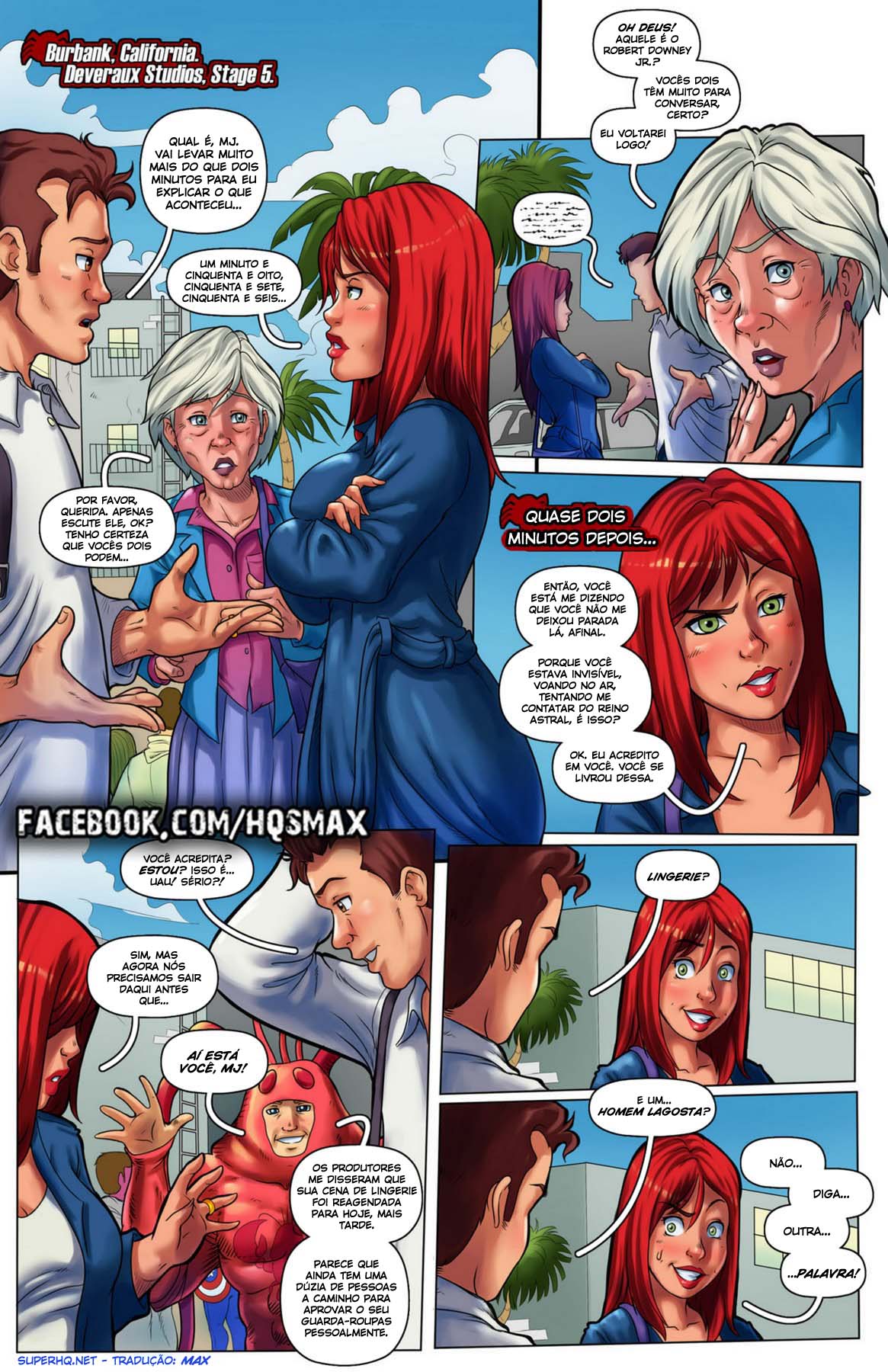 Página 2 do quadrinho adulto: Spiderman - O Homem Lagosta – Leia completo em XCOMICS