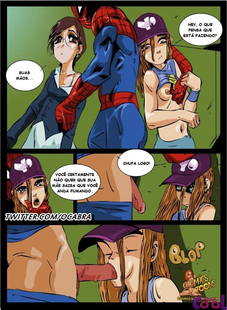 Página 19 do quadrinho adulto: Spiderman Taradão – Leia completo em XCOMICS