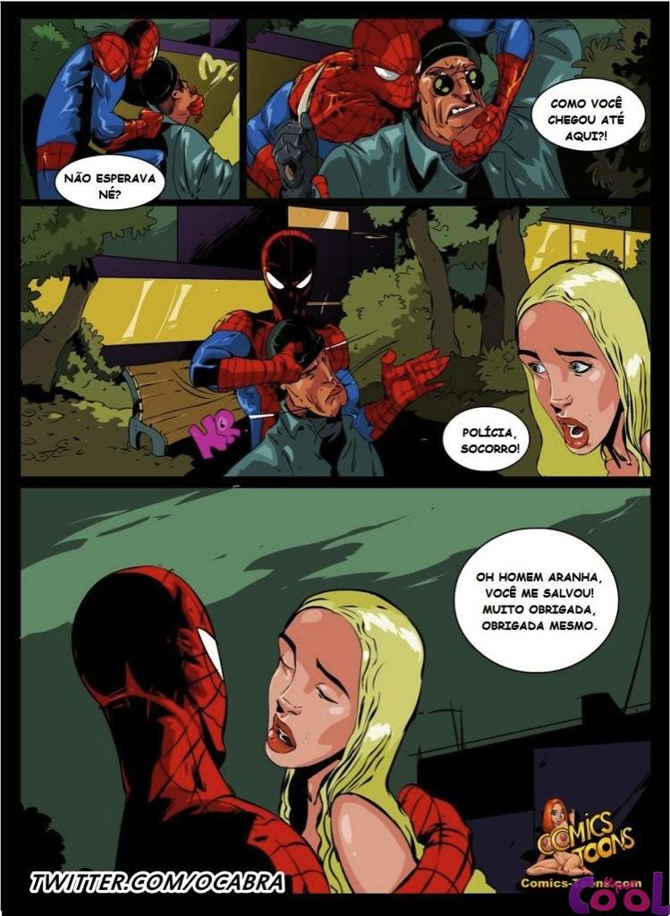 Página 6 do quadrinho adulto: Spiderman Taradão – Leia completo em XCOMICS
