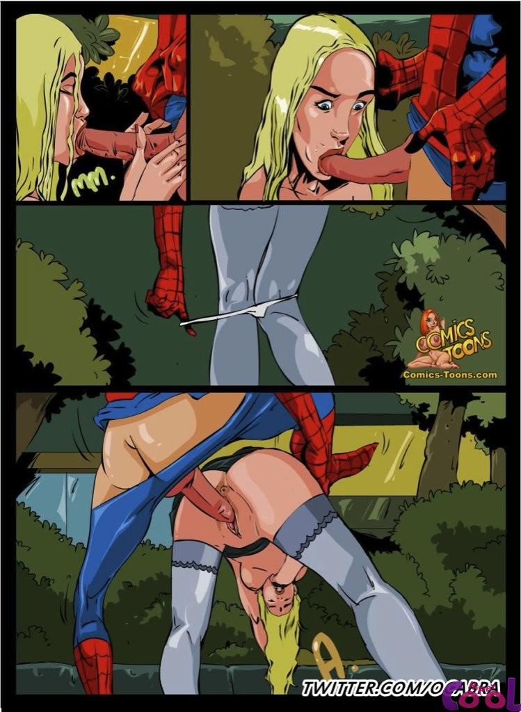 Página 8 do quadrinho adulto: Spiderman Taradão – Leia completo em XCOMICS