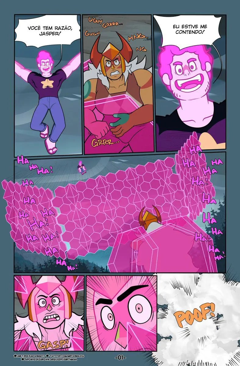 Página 2 do quadrinho adulto: Steven Universe: Fervor – Leia completo em XCOMICS