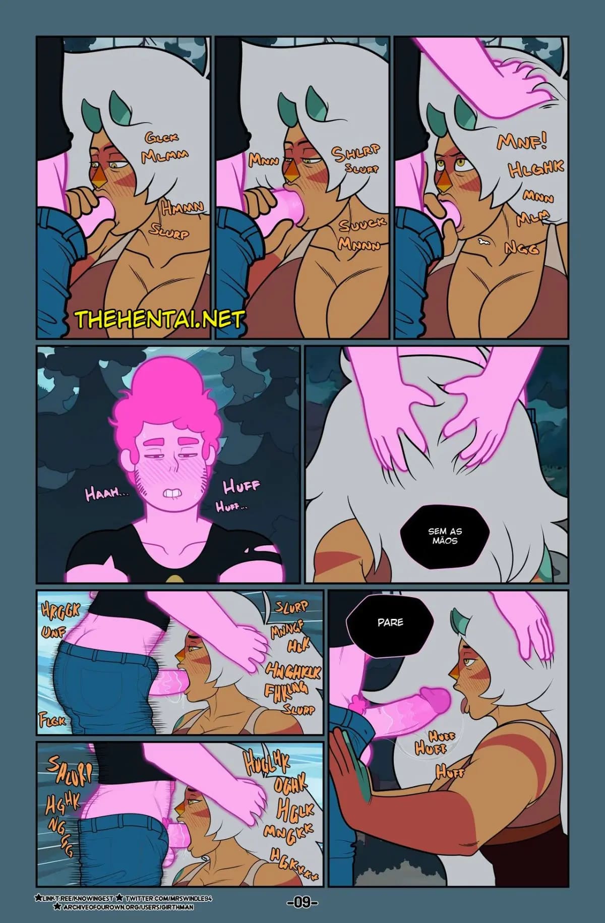 Página 10 do quadrinho adulto: Steven Universe: Fervor – Leia completo em XCOMICS