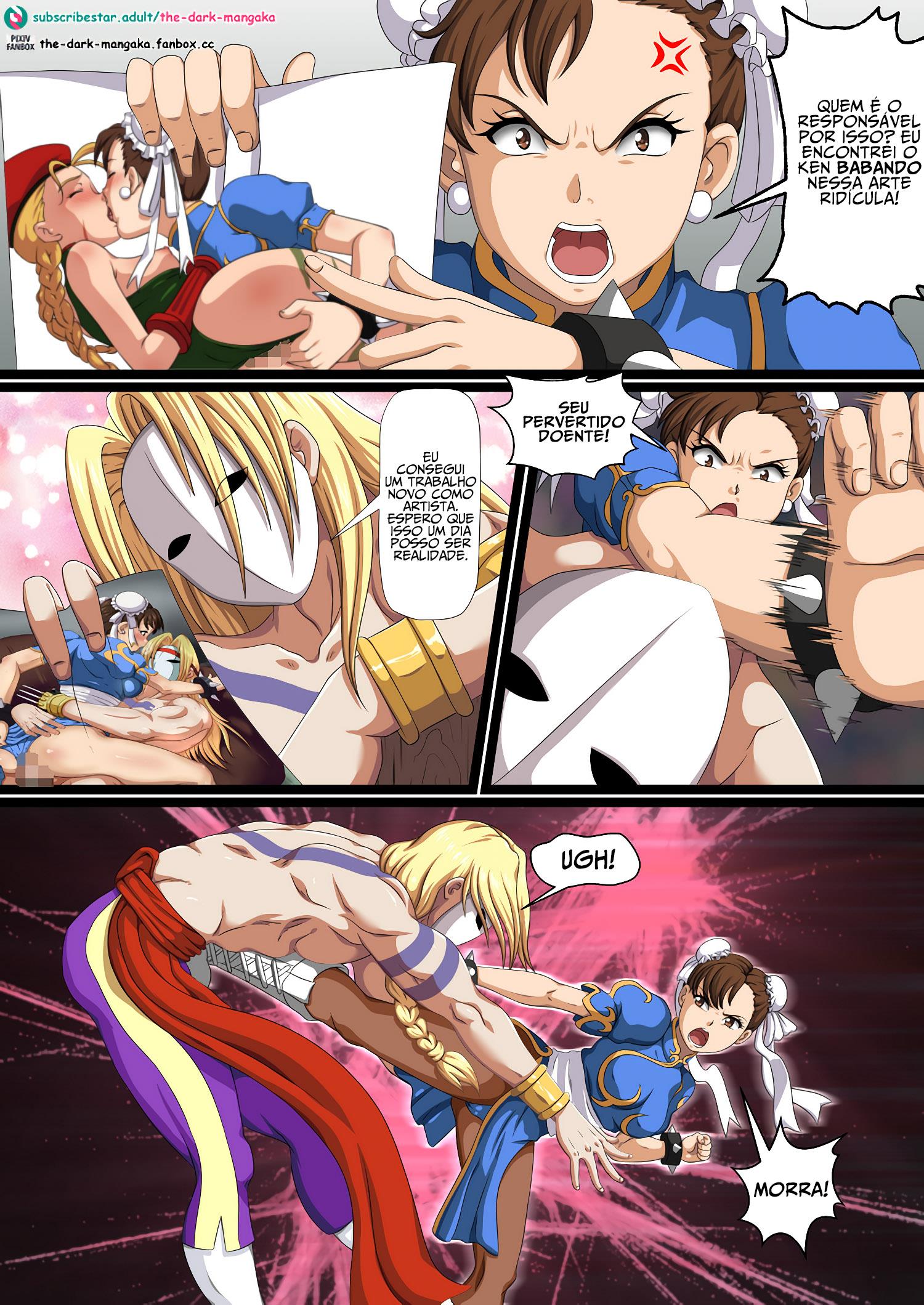Página 3 do quadrinho adulto: Street Fighter: Magic Headband – Leia completo em XCOMICS