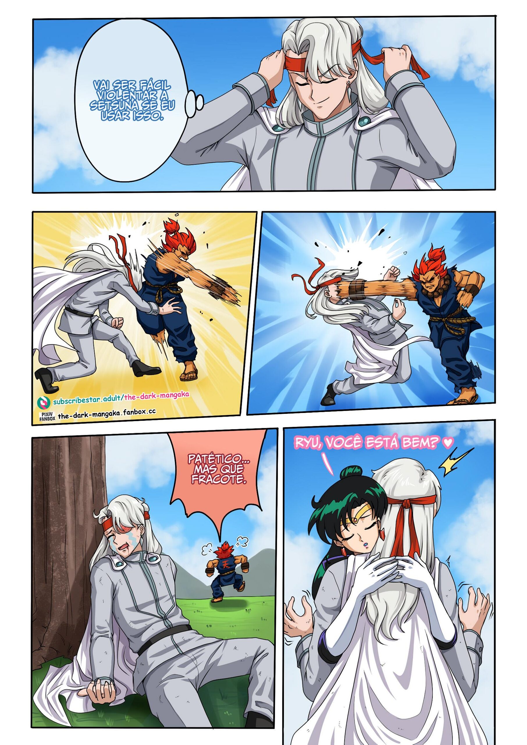 Página 6 do quadrinho adulto: Street Fighter: Magic Headband – Leia completo em XCOMICS