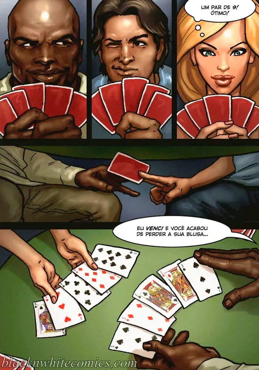 Página 13 do quadrinho adulto: Strip Poker da Putaria - Parte 1 – Leia completo em XCOMICS