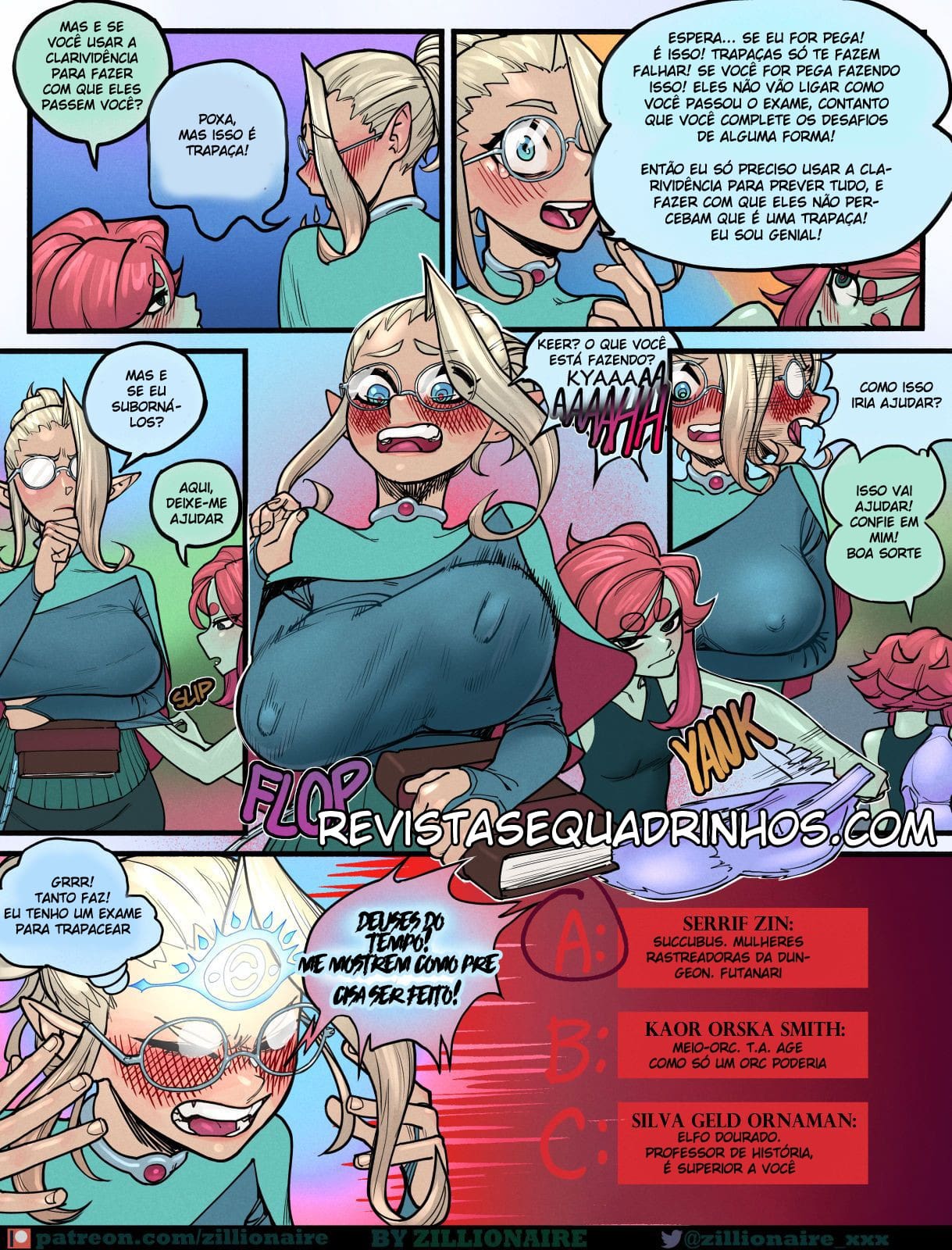 Página 2 do quadrinho adulto: Subornando a súcubo – Leia completo em XCOMICS