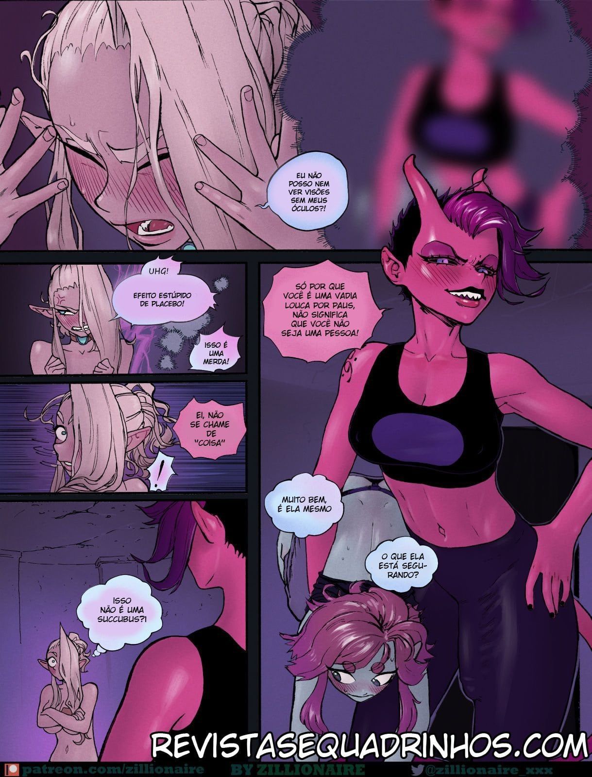 Página 24 do quadrinho adulto: Subornando a súcubo – Leia completo em XCOMICS