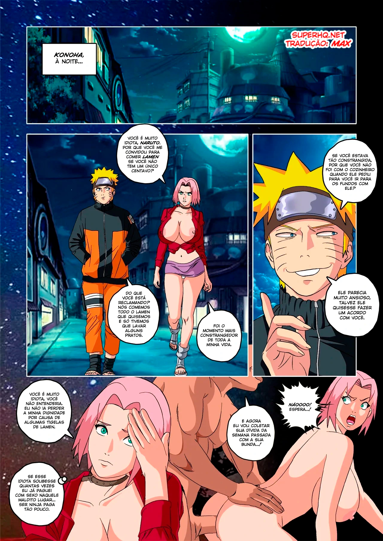 Página 4 do quadrinho adulto: SuperMelons – The Red Comet – Leia completo em XCOMICS