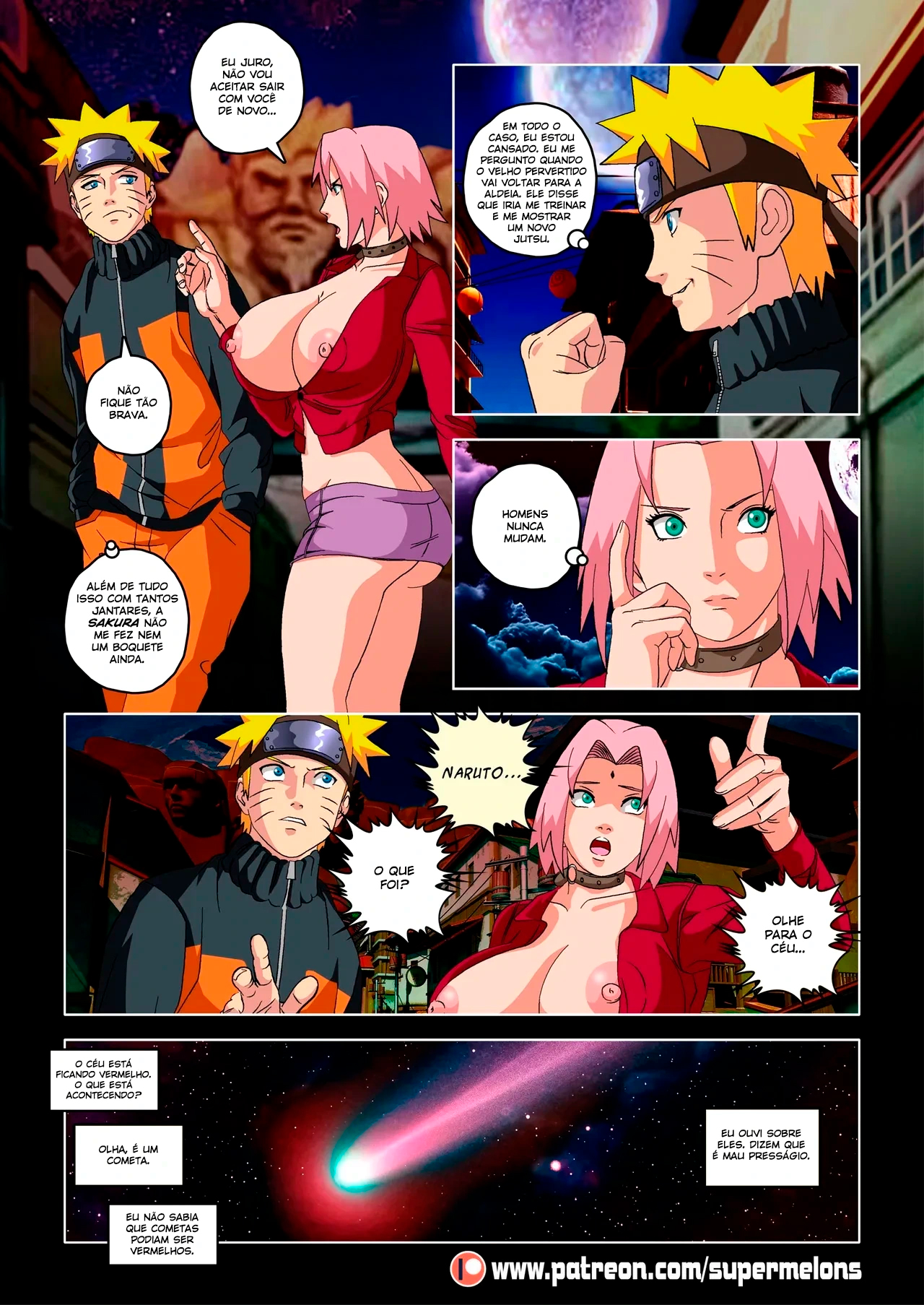 Página 5 do quadrinho adulto: SuperMelons – The Red Comet – Leia completo em XCOMICS