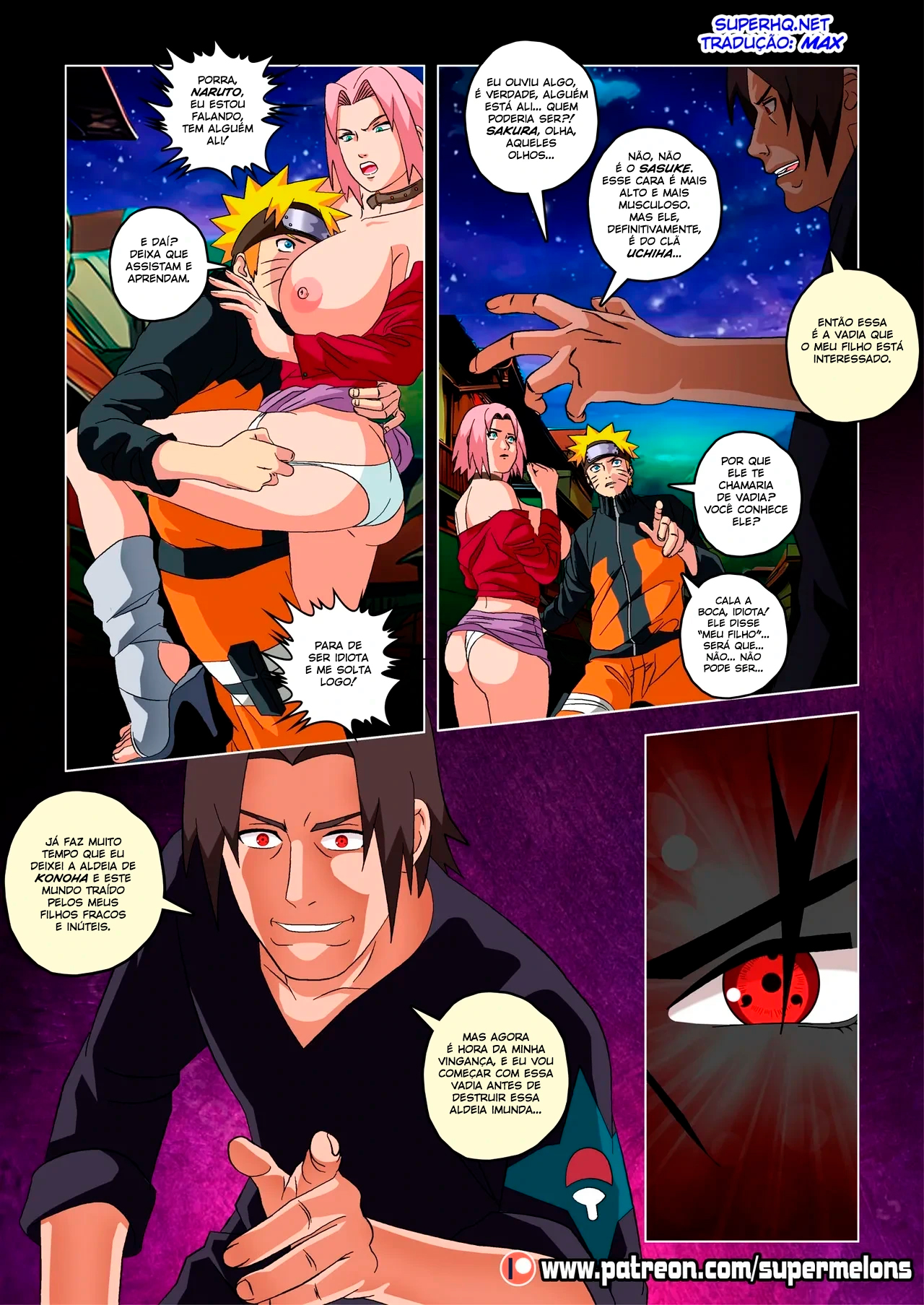 Página 8 do quadrinho adulto: SuperMelons – The Red Comet – Leia completo em XCOMICS