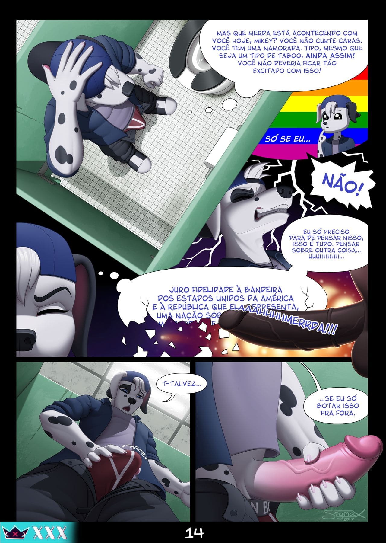 Página 15 do quadrinho adulto: Suruba na balada gay – Leia completo em XCOMICS