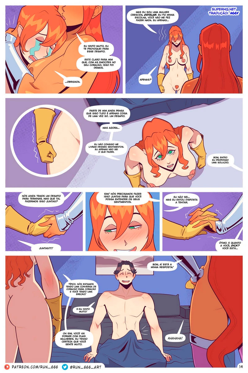 Página 15 do quadrinho adulto: Teen Titans, Everybody Loves Dick – Leia completo em XCOMICS