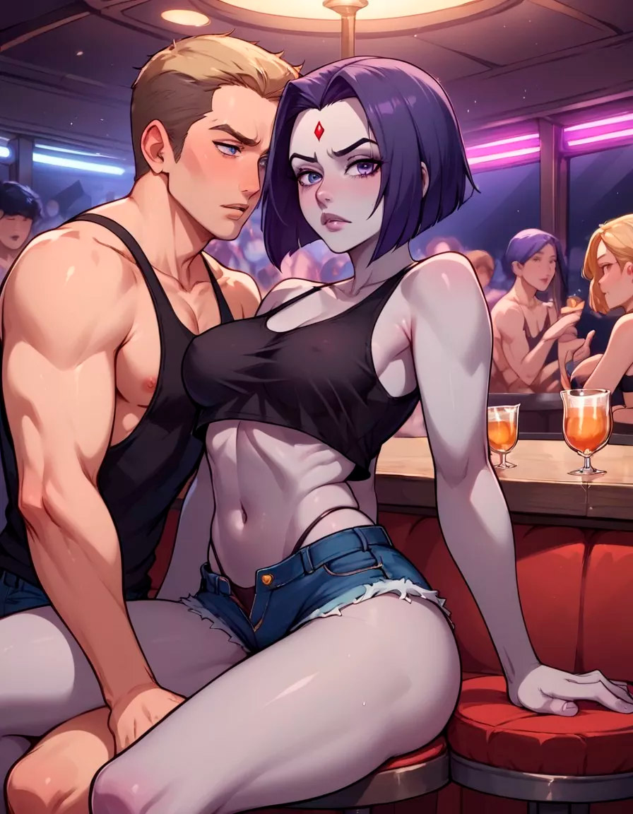 Página 2 do quadrinho adulto: Teen Titans - Ravena na balada – Leia completo em XCOMICS