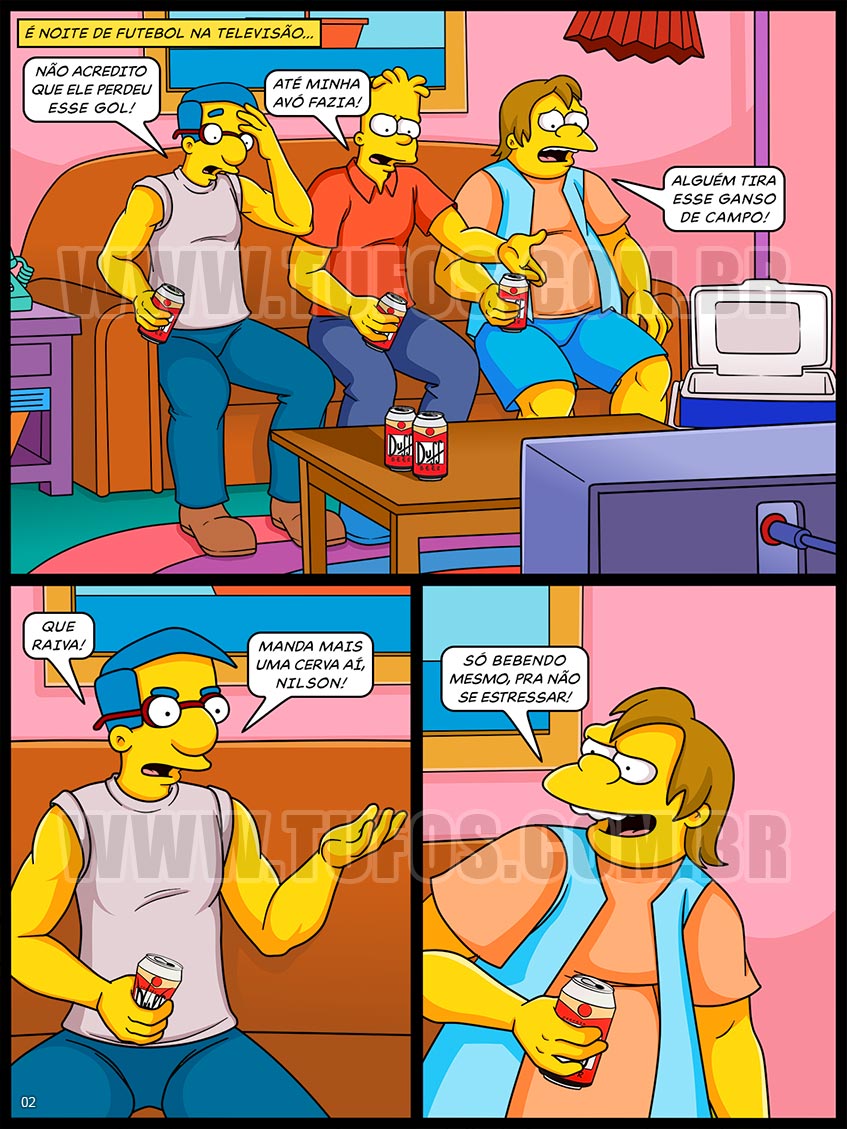 Página 2 do quadrinho adulto: Tem gol que não se perde – Leia completo em XCOMICS