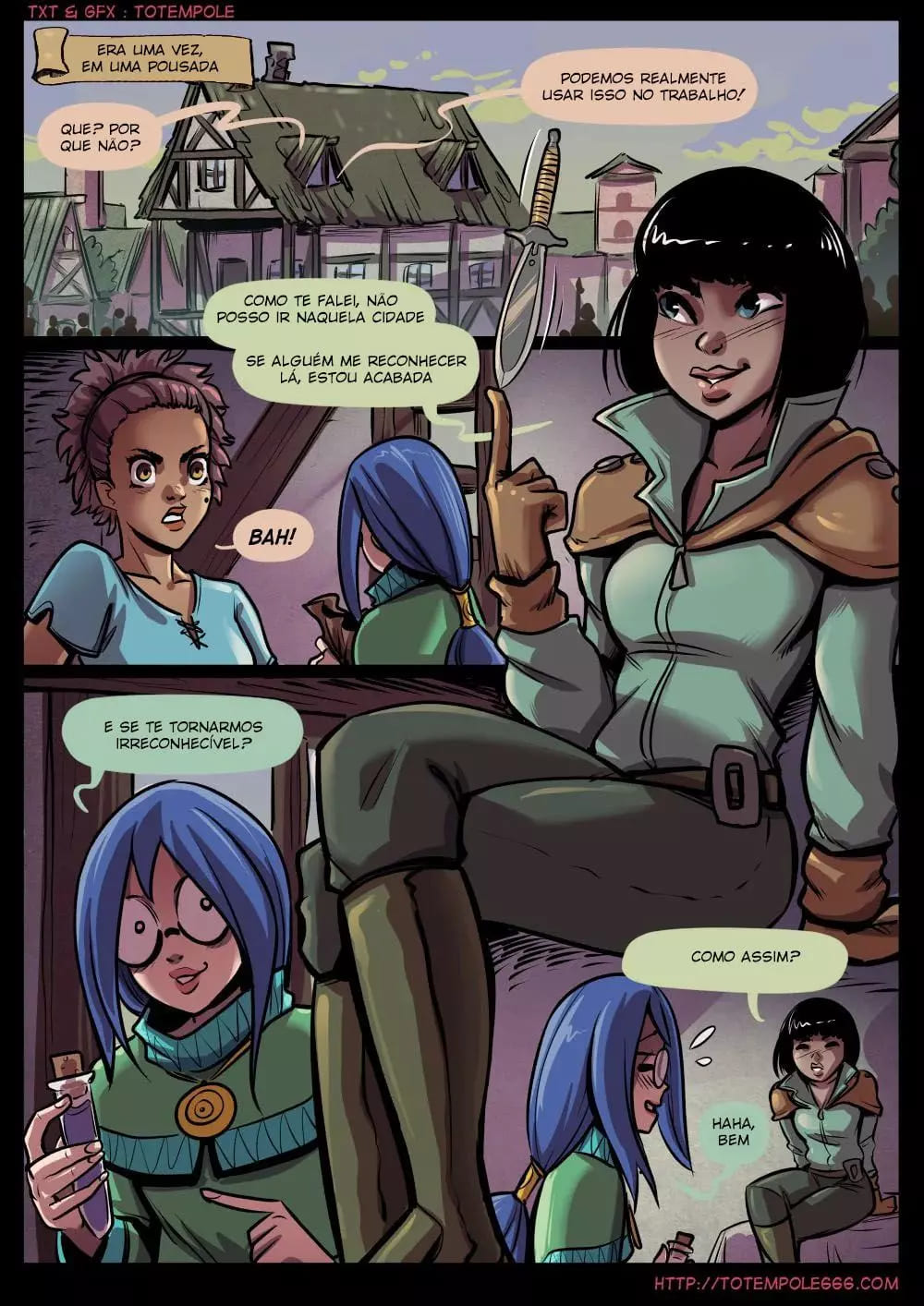 Página 2 do quadrinho adulto: The Cummoner – Leia completo em XCOMICS