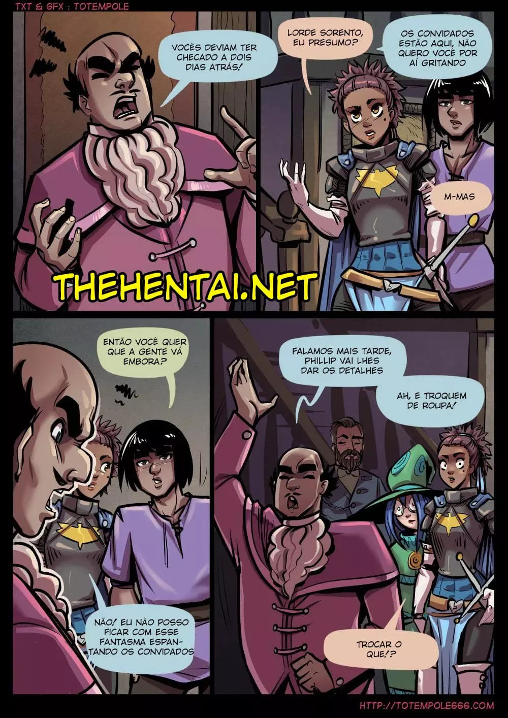 Página 12 do quadrinho adulto: The Cummoner – Leia completo em XCOMICS