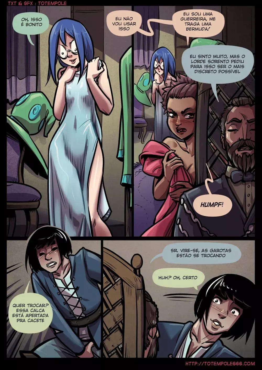Página 13 do quadrinho adulto: The Cummoner – Leia completo em XCOMICS