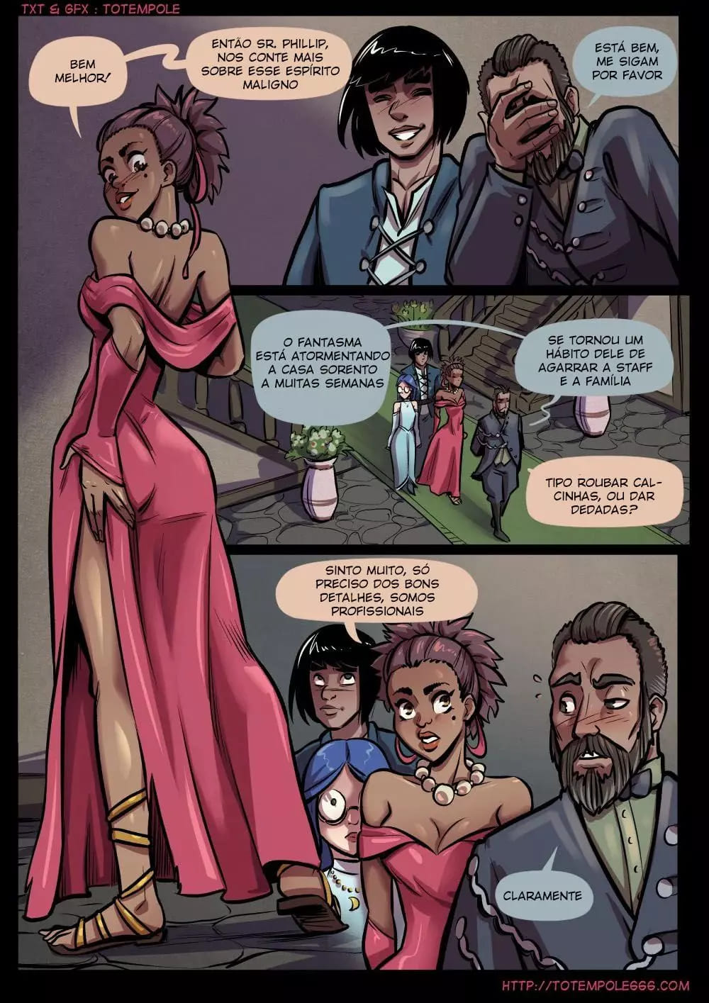 Página 15 do quadrinho adulto: The Cummoner – Leia completo em XCOMICS