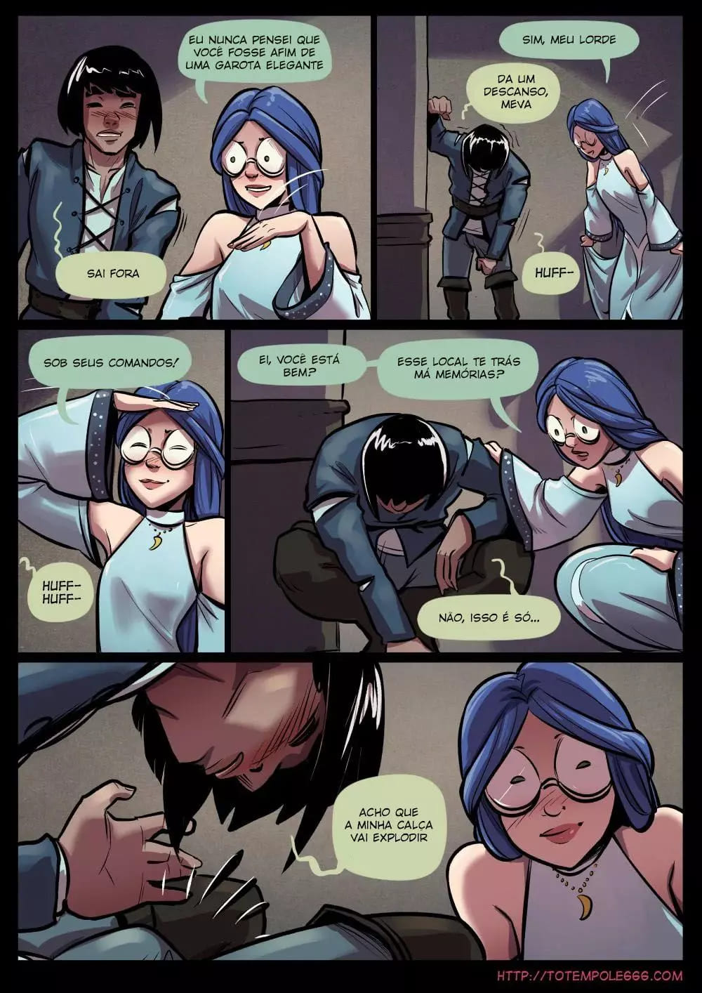 Página 19 do quadrinho adulto: The Cummoner – Leia completo em XCOMICS