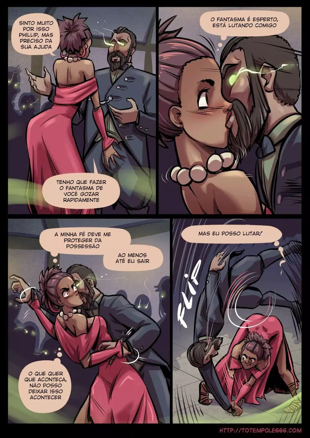 Página 24 do quadrinho adulto: The Cummoner – Leia completo em XCOMICS