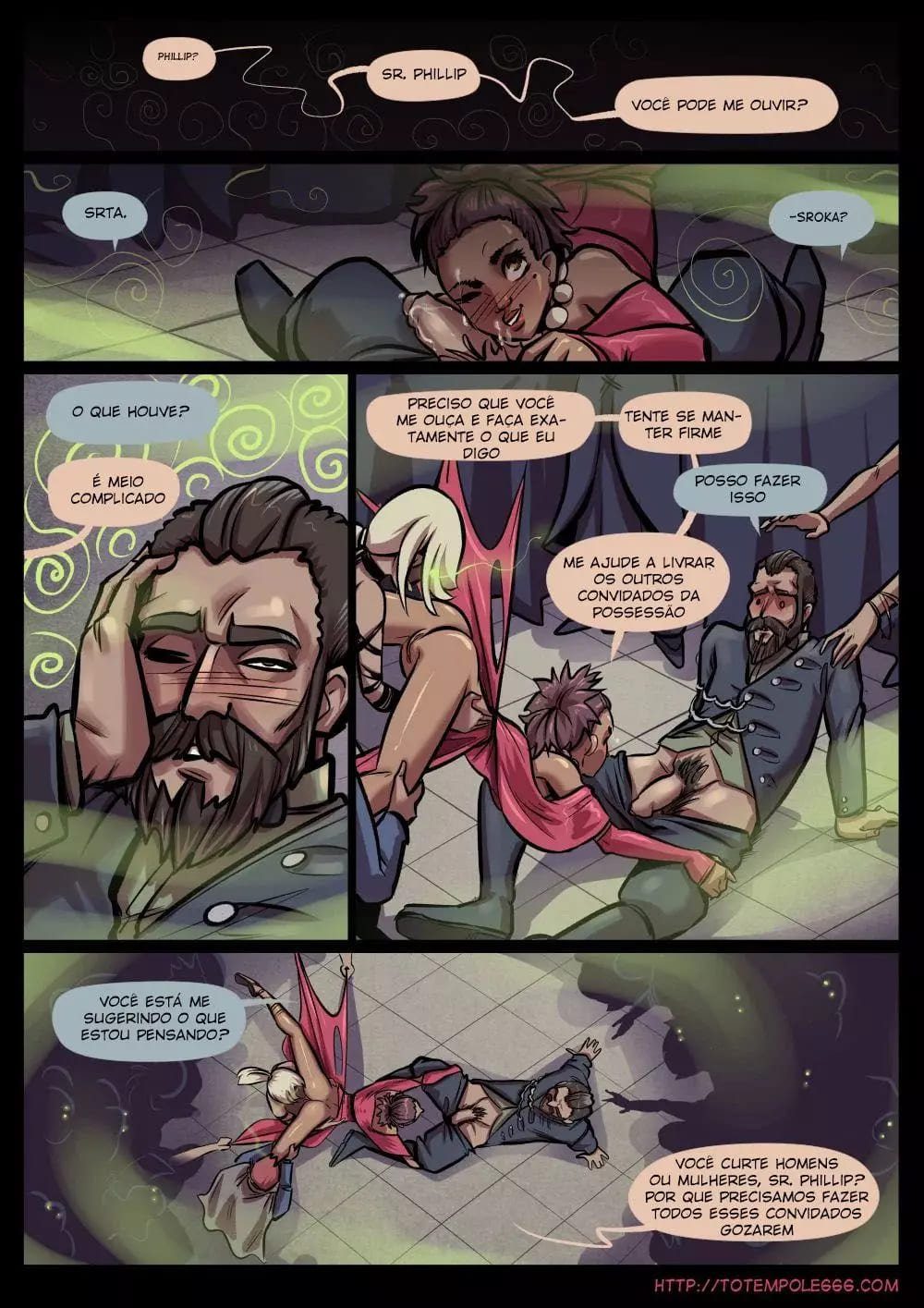 Página 33 do quadrinho adulto: The Cummoner – Leia completo em XCOMICS