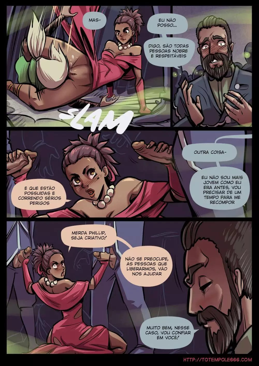 Página 34 do quadrinho adulto: The Cummoner – Leia completo em XCOMICS