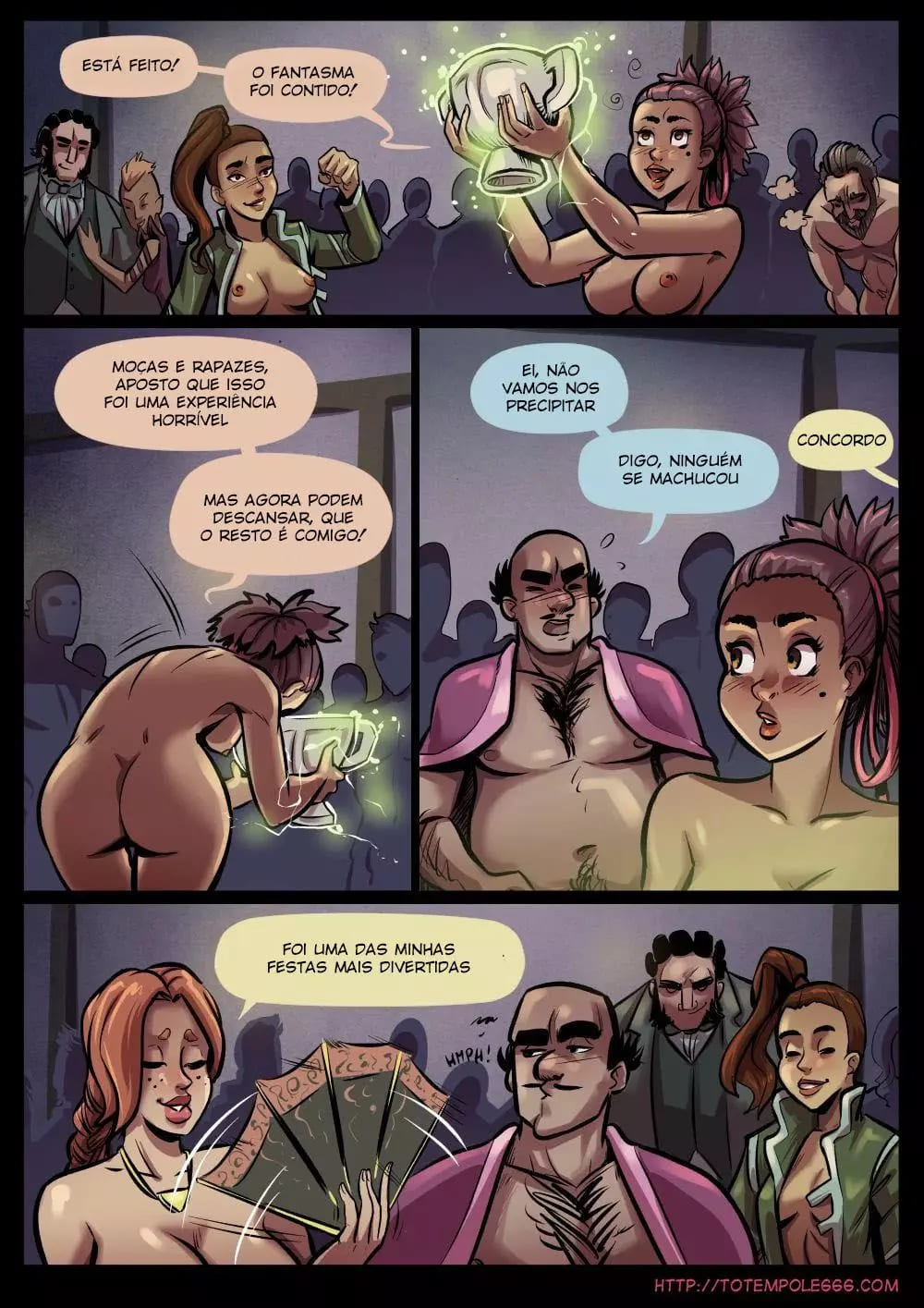 Página 48 do quadrinho adulto: The Cummoner – Leia completo em XCOMICS