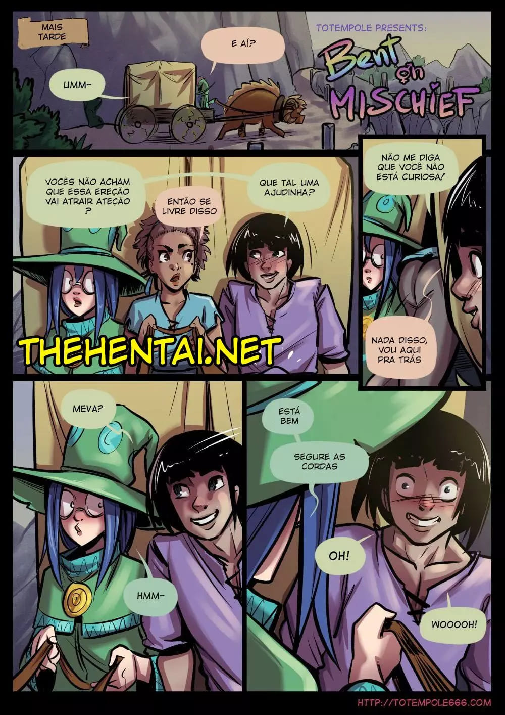 Página 6 do quadrinho adulto: The Cummoner – Leia completo em XCOMICS