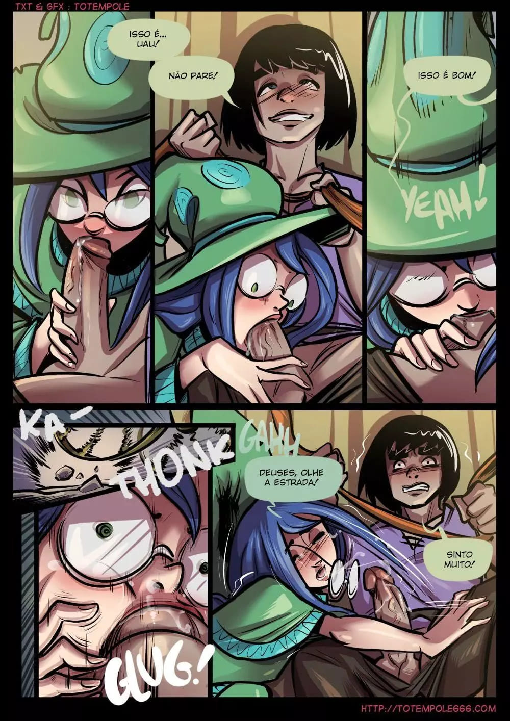 Página 8 do quadrinho adulto: The Cummoner – Leia completo em XCOMICS